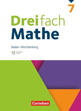 Abbildung von Dreifach Mathe 7. Schuljahr - Baden-Württemberg - Schulbuch mit digitalen Hilfen, Erklärfilmen und Wortvertonungen | 1. Auflage | 2025 | beck-shop.de