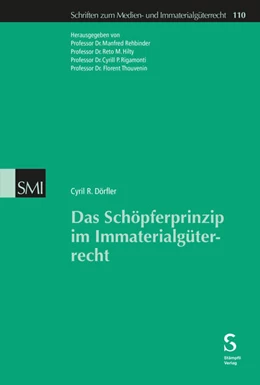 Abbildung von Dörfler | Das Schöpferprinzip im Immaterialgüterrecht | 2. Auflage | 2024 | beck-shop.de