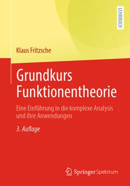 Abbildung von Fritzsche | Grundkurs Funktionentheorie | 3. Auflage | 2024 | beck-shop.de