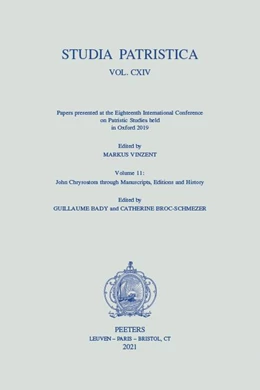 Abbildung von Vinzent / Bady | Studia Patristica. Vol. CXIV - Papers presented at the Eighteenth International Conference on Patristic Studies held in Oxford 2019 | 1. Auflage | 2021 | beck-shop.de