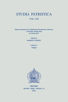 Abbildung von Vinzent | Studia Patristica. Vol. CXI - Papers presented at the Eighteenth International Conference on Patristic Studies held in Oxford 2019 | 1. Auflage | 2021 | beck-shop.de