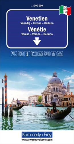 Abbildung von Kümmerly+Frey Regional-Strassenkarte 4 Venetien 1:200.000 | 3. Auflage | 2025 | beck-shop.de