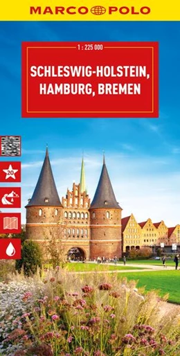 Abbildung von Marco | MARCO POLO Reisekarte Deutschland 01 Schleswig-Holstein 1:225.000 | 9. Auflage | 2025 | beck-shop.de
