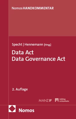 Abbildung von Specht / Hennemann | Data Act, Data Governance Act: DA, DGA | 2. Auflage | 2025 | beck-shop.de