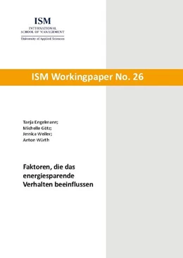 Abbildung von Engelmann / Götz | Faktoren, die das energiesparende Verhalten beeinflussen | 1. Auflage | 2024 | beck-shop.de