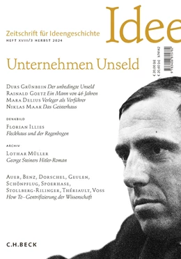 Abbildung von Bürger / Schlak | Zeitschrift für Ideengeschichte Heft XVIII/3 Herbst 2024 | 1. Auflage | 2024 | beck-shop.de