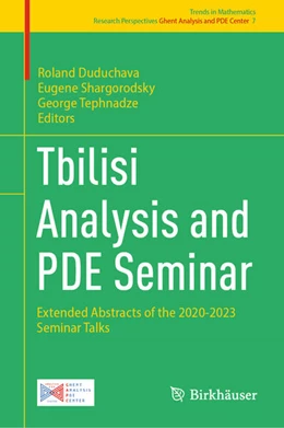 Abbildung von Duduchava / Shargorodsky | Tbilisi Analysis and PDE Seminar | 1. Auflage | 2024 | beck-shop.de