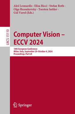 Abbildung von Leonardis / Ricci | Computer Vision – ECCV 2024 | 1. Auflage | 2024 | beck-shop.de