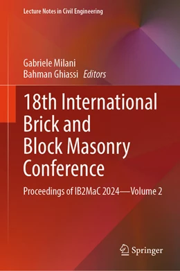 Abbildung von Milani / Ghiassi | 18th International Brick and Block Masonry Conference | 1. Auflage | 2025 | 614 | beck-shop.de