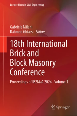 Abbildung von Milani / Ghiassi | 18th International Brick and Block Masonry Conference | 1. Auflage | 2024 | 613 | beck-shop.de