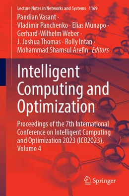 Abbildung von Vasant / Panchenko | Intelligent Computing and Optimization | 1. Auflage | 2025 | 1169 | beck-shop.de