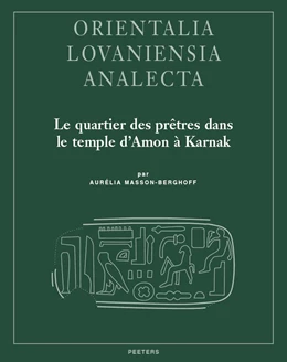 Abbildung von Masson-Berghoff | Le quartier des prêtres dans le temple d'Amon à Karnak | 1. Auflage | 2021 | beck-shop.de