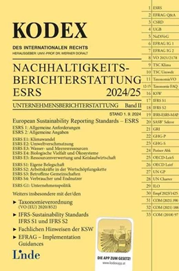 Abbildung von Gedlicka / Doralt | KODEX Nachhaltigkeitsberichterstattung - ESRS | 1. Auflage | 2025 | beck-shop.de