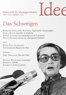 Abbildung von Zeitschrift für Ideengeschichte Heft XIX/2 Sommer 2025 | 1. Auflage | 2025 | beck-shop.de