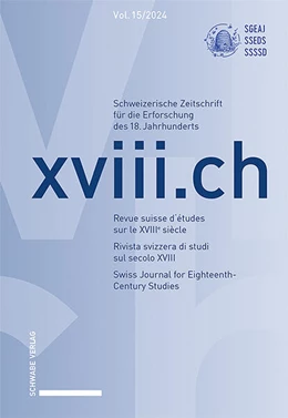 Abbildung von Sgeaj | xviii.ch, Vol. 15/2024 | 1. Auflage | 2024 | beck-shop.de