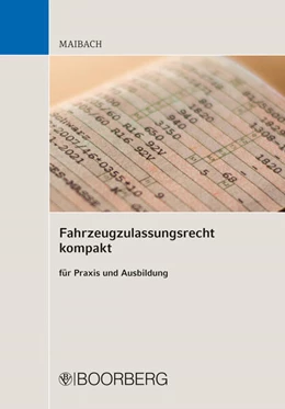 Abbildung von Maibach | Fahrzeugzulassungsrecht kompakt | 1. Auflage | 2024 | beck-shop.de