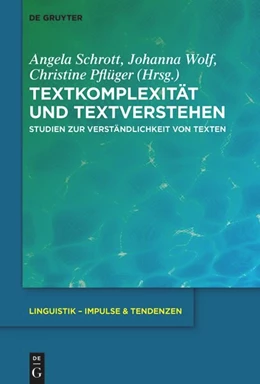 Abbildung von Schrott / Pflüger | Textkomplexität und Textverstehen | 1. Auflage | 2024 | beck-shop.de