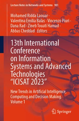 Abbildung von Laouar / Balas | 13th International Conference on Information Systems and Advanced Technologies 