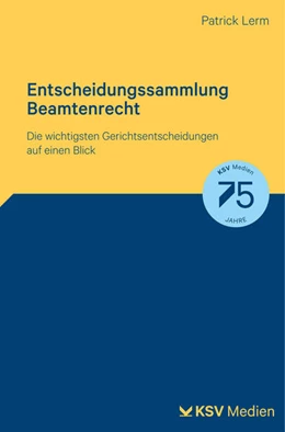 Abbildung von Lerm | Entscheidungssammlung Beamtenrecht | 1. Auflage | 2024 | beck-shop.de