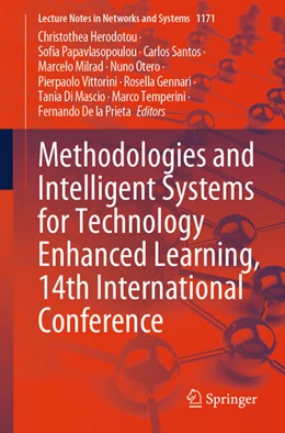 Abbildung von Herodotou / Papavlasopoulou | Methodologies and Intelligent Systems for Technology Enhanced Learning, 14th International Conference | 1. Auflage | 2024 | beck-shop.de