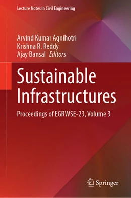 Abbildung von Agnihotri / Reddy | Sustainable Infrastructures | 1. Auflage | 2025 | 355 | beck-shop.de