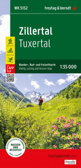 Abbildung von Freytag & Berndt | Zillertal, Wander-, Rad- und Freizeitkarte 1:35.000, freytag & berndt, WK 5152 | 1. Auflage | 2024 | beck-shop.de
