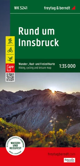 Abbildung von Freytag & Berndt | Rund um Innsbruck, Wander-, Rad- und Freizeitkarte 1:35.000, freytag & berndt, WK 5241 | 1. Auflage | 2024 | beck-shop.de