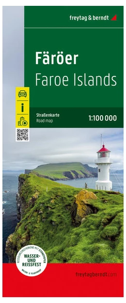 Abbildung von Freytag & Berndt | Färöer / Føroyar, Straßen- und Freizeitkarte 1:90.000, freytag & berndt | 1. Auflage | 2024 | beck-shop.de