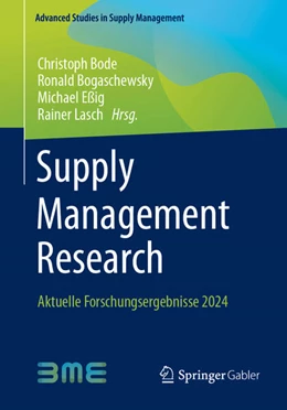 Abbildung von Bode / Lasch | Supply Management Research | 1. Auflage | 2024 | beck-shop.de