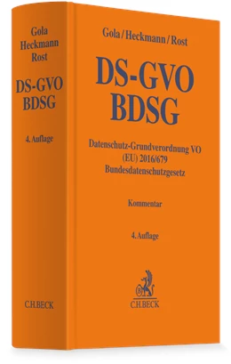 Abbildung von Gola / Heckmann | Datenschutz-Grundverordnung VO (EU) 2016/679, Bundesdatenschutzgesetz: DS-GVO / BDSG | 4. Auflage | 2026 | beck-shop.de