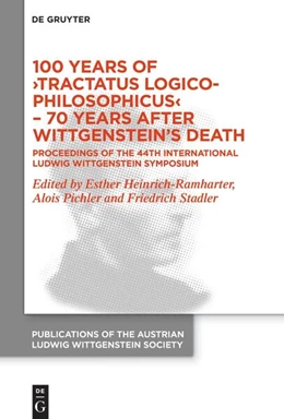 Abbildung von Heinrich-Ramharter / Pichler | 100 Years of ›Tractatus Logico-Philosophicus‹ – 70 Years after Wittgenstein’s Death | 1. Auflage | 2025 | 30 | beck-shop.de