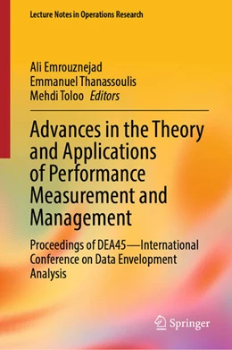 Abbildung von Emrouznejad / Thanassoulis | Advances in the Theory and Applications of Performance Measurement and Management | 1. Auflage | 2024 | beck-shop.de