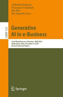 Abbildung von Kathuria / Karhade | Generative AI in e-Business | 1. Auflage | 2024 | 525 | beck-shop.de