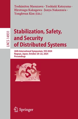 Abbildung von Masuzawa / Katayama | Stabilization, Safety, and Security of Distributed Systems | 1. Auflage | 2024 | 14931 | beck-shop.de