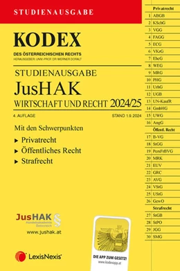 Abbildung von Doralt | KODEX JusHAK 2024 - inkl. App | 4. Auflage | 2024 | beck-shop.de
