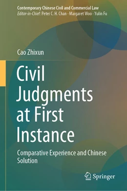 Abbildung von Cao | Civil Judgments at First Instance | 1. Auflage | 2025 | beck-shop.de