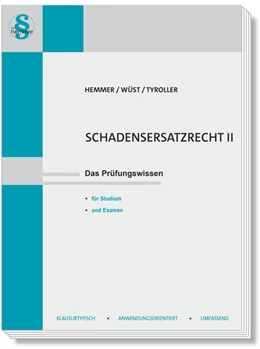 Abbildung von Hemmer / Wüst | Schadenersatzrecht II | 9. Auflage | 2024 | beck-shop.de