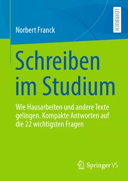 Abbildung von Franck | Schreiben im Studium | 1. Auflage | 2024 | beck-shop.de