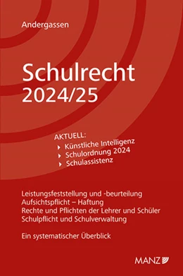 Abbildung von Andergassen | Schulrecht 2024/25 | 9. Auflage | 2024 | beck-shop.de