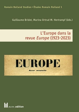 Abbildung von Bridet / Hertrampf | L'Europe dans la revue Europe (1923-2023) | 1. Auflage | 2024 | beck-shop.de