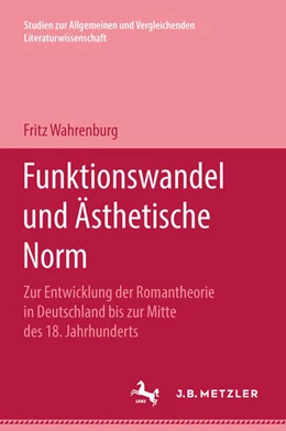 Abbildung von Wahrenburg | Funktionswandel und Ästhetische Norm | 1. Auflage | 2024 | beck-shop.de