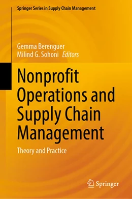Abbildung von Berenguer / Sohoni | Nonprofit Operations and Supply Chain Management | 1. Auflage | 2025 | beck-shop.de