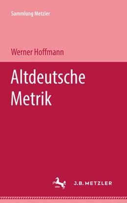 Abbildung von Hoffmann | Altdeutsche Metrik | 1. Auflage | 2024 | beck-shop.de