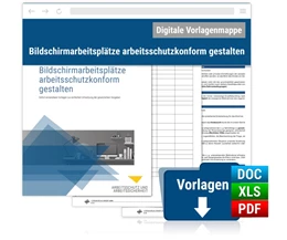 Abbildung von Prüf- und Dokumentationsmappe Bildschirmarbeitsplätze arbeitsschutzkonform gestalten • Digital-Ausgabe | 1. Auflage | | beck-shop.de