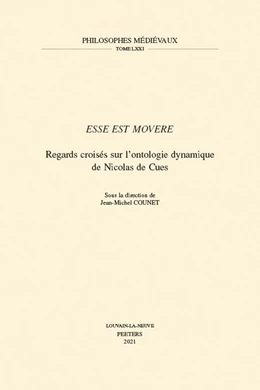 Abbildung von Counet | 'Esse est movere' | 1. Auflage | 2021 | beck-shop.de