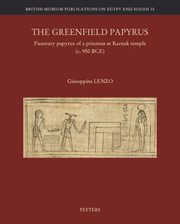 Abbildung von Lenzo | The Greenfield Papyrus | 1. Auflage | 2023 | beck-shop.de