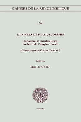 Abbildung von Leroy | L'univers de Flavius Josèphe | 1. Auflage | 2024 | beck-shop.de