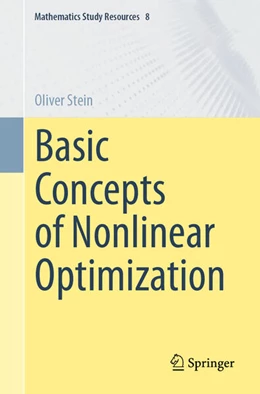 Abbildung von Stein | Basic Concepts of Nonlinear Optimization | 1. Auflage | 2024 | beck-shop.de