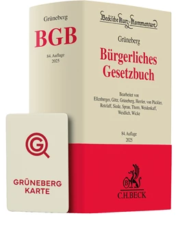 Abbildung von Grüneberg BGB Chat-Book 2025 | 84. Auflage | 2025 | Band 7 | beck-shop.de