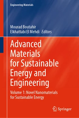 Abbildung von Boutahir / El Mehdi | Advanced Materials for Sustainable Energy and Engineering | 1. Auflage | 2025 | beck-shop.de